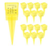 CIYODO 15 Pezzi Pluviometro da Esterno con Bocca Larga Misuratore di Pioggia in Plastica Resistente per Giardino e Prato Strumento Preciso per Irrigazione e Monitoraggio Pioggia