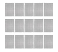 CIYODO 15 Pezzi Rete Drenaggio per Vasi Tappetino Mesh Rettangolare per Piante Ventilazione Antiperdita per Ufficio e Balcone