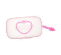 CIYODO 1pezzi Box Porta Salviette Umidificate Portatile Per Ragazzo Ragazza Ragazza Contenitore Antipolvere e Antispreco Da Esterno Con Gancio Per Passeggino e Lettino Per Viaggi e Passeg