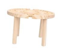 CIYODO 1pezzi Tavolo Da Vino in Legno Portatile Tavolo Da Picnic Per Bevande e Frutta Resistente e Stabile Su