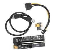 CIYODO 1set Adattatore Pci-e Pin Riser Pci Express Accessorio Per Computer Facile Installazione e Trasferimento Dati Veloce Led Indicatori Design Professionale e Sicuro