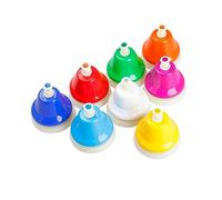 CIYODO 1Set Campane Musicali Colorate per Strumento Educativo per Insegnamento Musicale e Sviluppo Cognitivo Scuole e Nidi