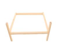 CIYODO 2 mini grucce per vestiti per bambole - 30 cm in legno per riporre gli accessori per bambini e organizzare i vestiti dei giocattoli per l'esposizione degli della casa delle bambole