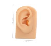 CIYODO 2 paia Orecchio in Silicone Flessibile Realistico per Pratica Piercing e Formazione Anatomia Umana Morbido e Portatile per Display Gioielli e Studio Agopuntura