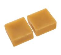 CIYODO 2 Pezzi 2 Blocchi di Cera d'Api Naturale per Mobili in Legno, Barra Lucidante e Protettiva per Trattamento e Pulizia, Cera d'Api Gialla per Restauro e Cura di Tavoli, Armadi e