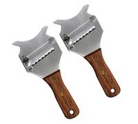 CIYODO 2 Pezzi Affetta Tartufi e Formaggi in Acciaio Inossidabile Shaver Cioccolato Antiruggine Utensile Professionale per Cucina Domestica e Chef