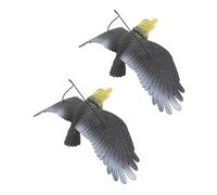 CIYODO 2 Pezzi Aquila Modellistica Giocattolo Simulazione Espulsore Decorazione Nero Pratico