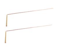 CIYODO 2 pezzi Bacchette da Rabdomante in Ottone Massiccio per Rilevazione Acqua e Metalli Strumenti Divinatori Flessibili per Uso Domestico e Attività Outdoor Alta Durabilità e