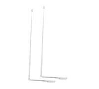 CIYODO 2 Pezzi Bacchette Rabdomanzia in Acciaio Inossidabile Resistenti e Portatili Asta Rilevamento Flessibile e Leggera per Attività Outdoor e Rilevamento Ergonomica