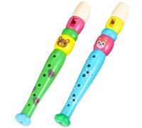 CIYODO 2 Pezzi Clarinetto a Sei Fori Preschool Musica Ragazzo Registratori Per Strumento Registratore Per Strumento Giocattolo Per Flauti Plastica Colore Casuale
