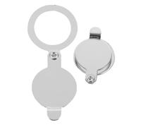 CIYODO 2 Pezzi Copertura per Spioncino Piastra per Foro Resistente e Sicurezza e Appartamento Facile Osservazione Visite Design e Riutilizzabile