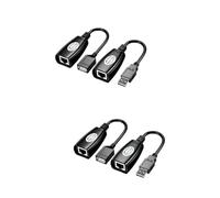 CIYODO 2 Pezzi Estensione USB Adattatore Ethernet per Prolunga USB Leggera e Portatile Compatibile con Mouse e Stampanti e