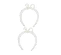 CIYODO 2 Pezzi Fasce per con per Feste Compleanno Decorazione per Acconciature Accessori Leggeri e per Party e Foto