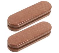 CIYODO 2 Pezzi Manici Legno per Pentole Termiche Antiscottatura con Antiscivolo Compatibili con Manici per Barbecue Domestica