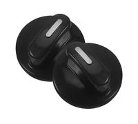 CIYODO 2 pezzi Manopole Timer per Pomelli in Plastica Ergonomici per Controllo Bbq Grill e Ricambi Facili da Pulire