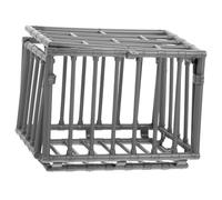 CIYODO 2 pezzi Mini Gabbia in Plastica per Decorazione Recinto Animali Piccoli Accessorio DIY per Casa in Miniatura e Micro Paesaggio Recinto Animale per Camera Giocattolo 2pcs