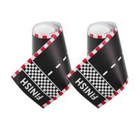 CIYODO 2 Pezzi Nastro Stradale Giocattolo per Piste Auto con Adesivi Cartoni Animati Riutilizzabili Decorazioni per Compleanni e Feste Tema Pista Facile da Applicare e Rimuovere