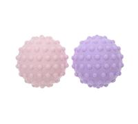 CIYODO 2 Pezzi Palline in Silicone Morbido Piccole per Yoga Ginnastica Posturale e Fisioterapia Rosa per Piedi Polpacci e Rilassamento Muscolare