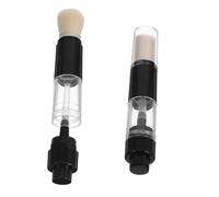 CIYODO 2 pezzi Pennello Portatile Refill Pressabile per Trucco Viaggio Compatto Multiuso Adatto Polvere Libera e Compatta Facile da Usare e Trasportare 2pcs