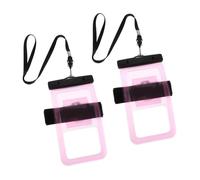 CIYODO 2 Pezzi per Attività Outdoor Custodia per Smartphone con Lanyard per e Immersioni Colore Rosa