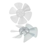 CIYODO 2 pezzi per Ventilatore Elettrico Foglie Trasparenti per Ventilatori da Sostituzione Facile e Silenziosa per Ventilatori Piantana e Compatibili con