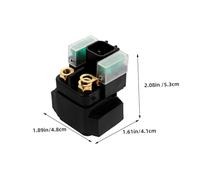 CIYODO 2 pezzi Relè Avviamento Solenoide Moto Compatibile con Quad e Ciclomotore Relay Starter Winch Switch Solenoid con Installazione Facile e Protezione Elettrica Avanzata 2pcs