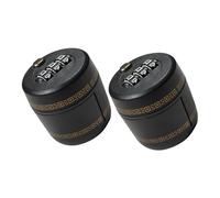 CIYODO 2 pezzi Serratura Combinazione per Bottiglie Vino e Liquori Tappo con Codice Cifre Chiusura Antispill Sicurezza Compatibile con Bottiglie Vino Birra e Altre