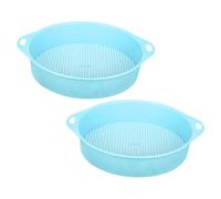 CIYODO 2 pezzi Setaccio da in Plastica Resistente con Rete per Setacciare Compost e Strumento per Rimuovere e Migliorare la Qualità del per Piante Sane