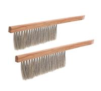 CIYODO 2 Pezzi Spazzola Apicoltura con Setole Morbide per Pulizia Arnia Manico in Legno Resistente per Cura Sicura delle Api e Manutenzione Arnie