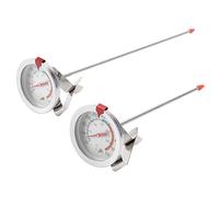 CIYODO 2 Pezzi Termometro per Frittura Inox con Clip Lunga da Rilevazione Alta Temperatura per Cucina e Bbq