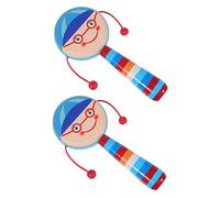 CIYODO 2 Pz attrezzi legno bambini giocattoli per bambini toys for brainer toys campana del tamburo a mano montessori da afferrare per bambini Di legno