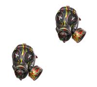 CIYODO 2 Pz Cappuccio antigas punk maschere terrificanti maschere del diavolo gotiche arredamento halloween party maschera halloween strisciante maschera di Halloween emulsione