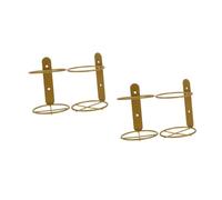 CIYODO 2 Set Portabottiglie Vino Da Parete Metallo Supporto Singolo Per Organizer E Facile Da Installare Per Cucina Bar E Da Pranzo 2 Pezzi * 2