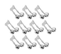 CIYODO 20 Pezzi Allarme Campanello per Canna da Pesca in Acciaio Inossidabile Segnalatore di Morsi Resistente e Portatile per Accessori Pesca Sul Ghiaccio