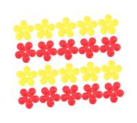 CIYODO 20 Pezzi Mangiatoia per Uccelli Fiori Colorati per Facile da Assemblare e Materiale Sicuro per Uccelli