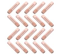 CIYODO 20 Pezzi Punte di Contatto in Rame M6 Filettate per Torcia Mig, Resistenti al Calore, Facili da Installare, Kit Ugelli Conduttivi per Saldatura in Officina e Fai da Te