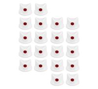 CIYODO 20 Pezzi Ugelli per Bomboletta Spray in PE Design Ergonomico Finitura Senza Cuciture Adatti per Valvola Maschile 4mm Accessori per Verniciatura Graffiti