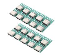CIYODO 20pezzi Adattatore USB c Scheda Convertitore PCB per Cavo Scheda Tipo c Femmina USB Connettore Maschio Femmina Tipo Modulo di Supporto Fai da Te per Dispositivi Vari