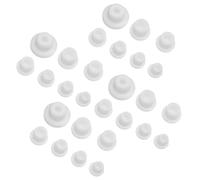 CIYODO 21 Pezzi tappo di Tappi per bottiglie tappo sale- tappi sale in silicone White