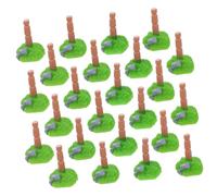 CIYODO 24 Di Fattoria In Miniatura Palo Di Recinzione Da Giardino In Plastica Recinzione Per Fattoria Casa Delle Bambole Mini Accessori Per Casa Delle Bambole Accessori Per