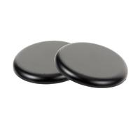 CIYODO 2pezzi Copertura Per Buchi Muro Rotonda in Plastica Resistente Adesiva Senza Foratura Riutilizzabile Tappini Mobili Copriforo Per Decorazione Pareti Da Nero