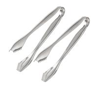 CIYODO 2pezzi Pinze Da Buffet in Acciaio Resistente Pinzette Alimentari Per Cubetti Di Ghiaccio e Zucchero Pinze Piccole Per Servire Antipasti e Snack in Cucina Bar Feste e Matrimoni