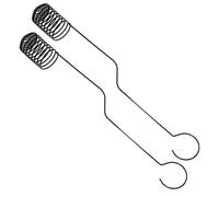 CIYODO 2pezzi Porta Vaso Appendere in Ferro Robusto Ganci Piante Sospese Resistenti per Tillandsie Supporti per Piante Rampicanti Decorativi per Balcone e Corrimano Accessori Pratici e Du