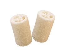 CIYODO 2pezzi Spugne Loofah per Doccia Luffa da Bagno Naturale per Massaggio Corpo Spazzola Esfoliante per Pelle Liscia e Morbida