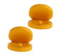 CIYODO 2pezzi Wooden Kids Castanets Wear-resistant Percussion Toy for Boys and Girls Fun Musical Educational Play for Early Development and Safe