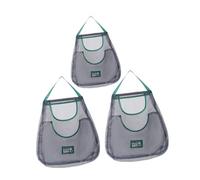 CIYODO 3 Pezzi Borse Rete Appendibili per Cipolle Aglio Design Traspirante da Parete per Cucina Piccola Conservazione Versatile Frutta e