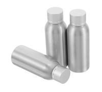 CIYODO 3 Pezzi bottiglie per la cura della pelle per profumo da viaggio bottiglie di lozione riutilizzabili Silver