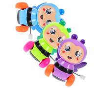 CIYODO 3 Pezzi Giocattoli a Carica a Forma di Ape Meccanica, Set Api a Molla in Colori Assortiti, Giocattoli Meccanici Educativi per Coordinazione e Gioco Colore Casuale