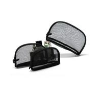 CIYODO 3 pezzi Pochette in Trasparente con Zip Organizer Cosmetici e Resistente Borse Portatrucchi da Viaggio Diverse Dimensioni per Donna
