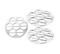 CIYODO 3 Pezzi Stampo per Ravioli Maker per Dumpling e Wonton Utensile Versatile per Preparare Gnocchi e Gyoza Facile da Nuove Case